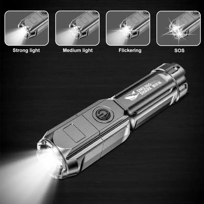 Lanterna ultra Powerful LED Flashlight Rechargeable USB 18650 Waterproof  100000 Lumens Tactical Flashlight